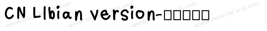 CN LIbian version字体转换